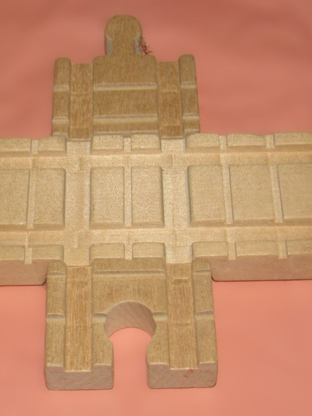 Thomas Wooden Railway Train Track Clickety Clack Crossing Intersection Split